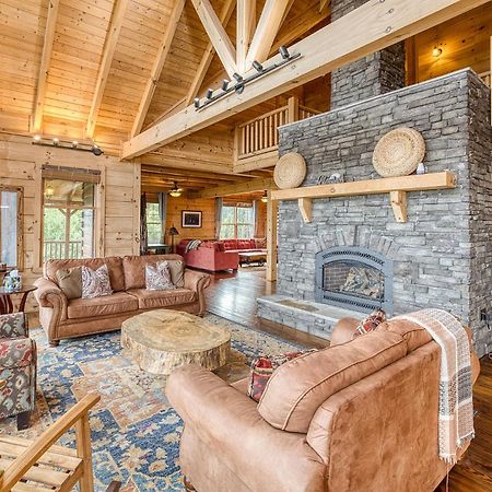 Sky High Lodge By Bk Stays. Large Cabin. Amazing Views. Game Room. Jacuzzi. Six Bedrooms. Sleeps 12 Blue Ridge Exterior foto