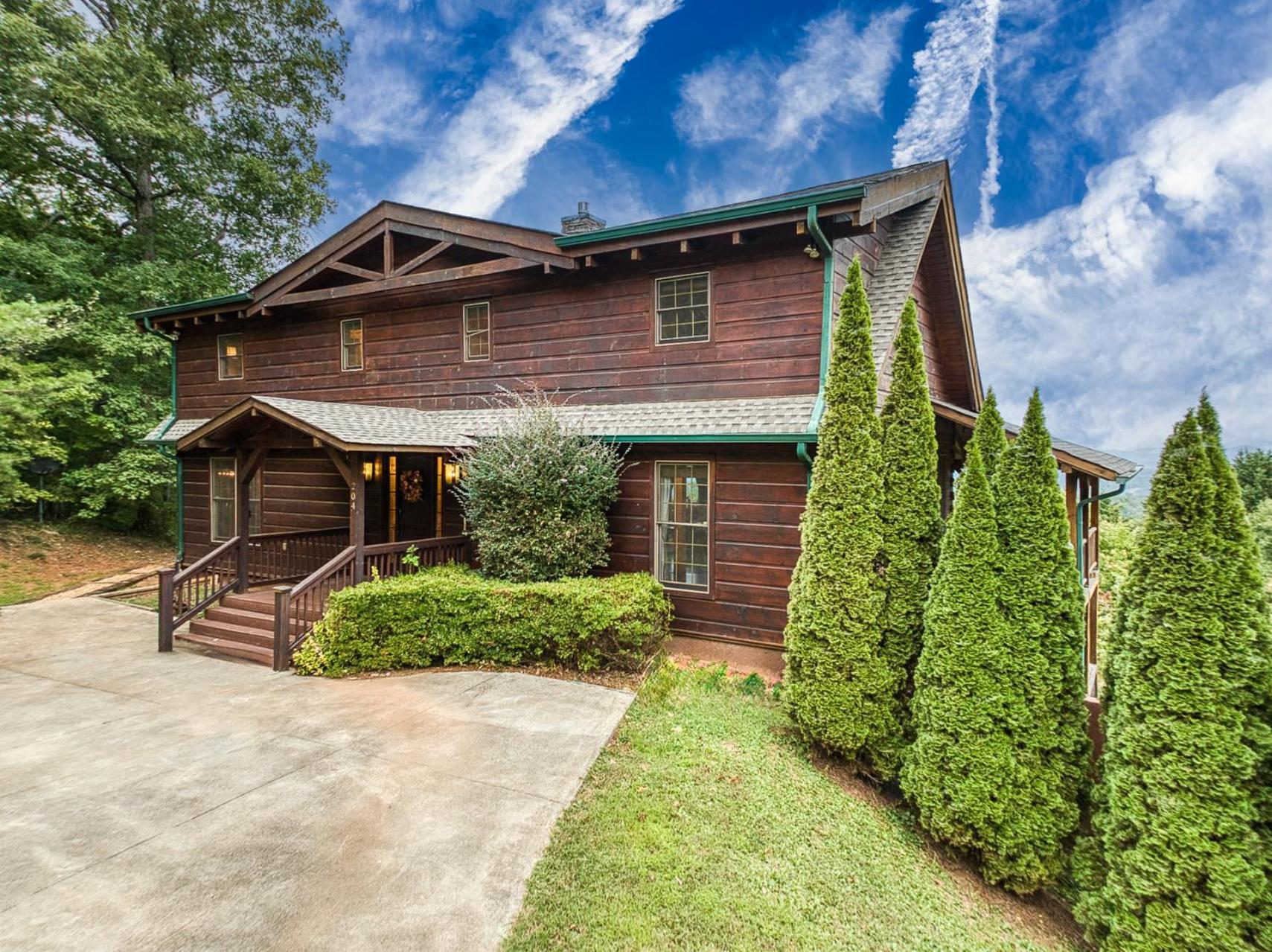 Sky High Lodge By Bk Stays. Large Cabin. Amazing Views. Game Room. Jacuzzi. Six Bedrooms. Sleeps 12 Blue Ridge Exterior foto